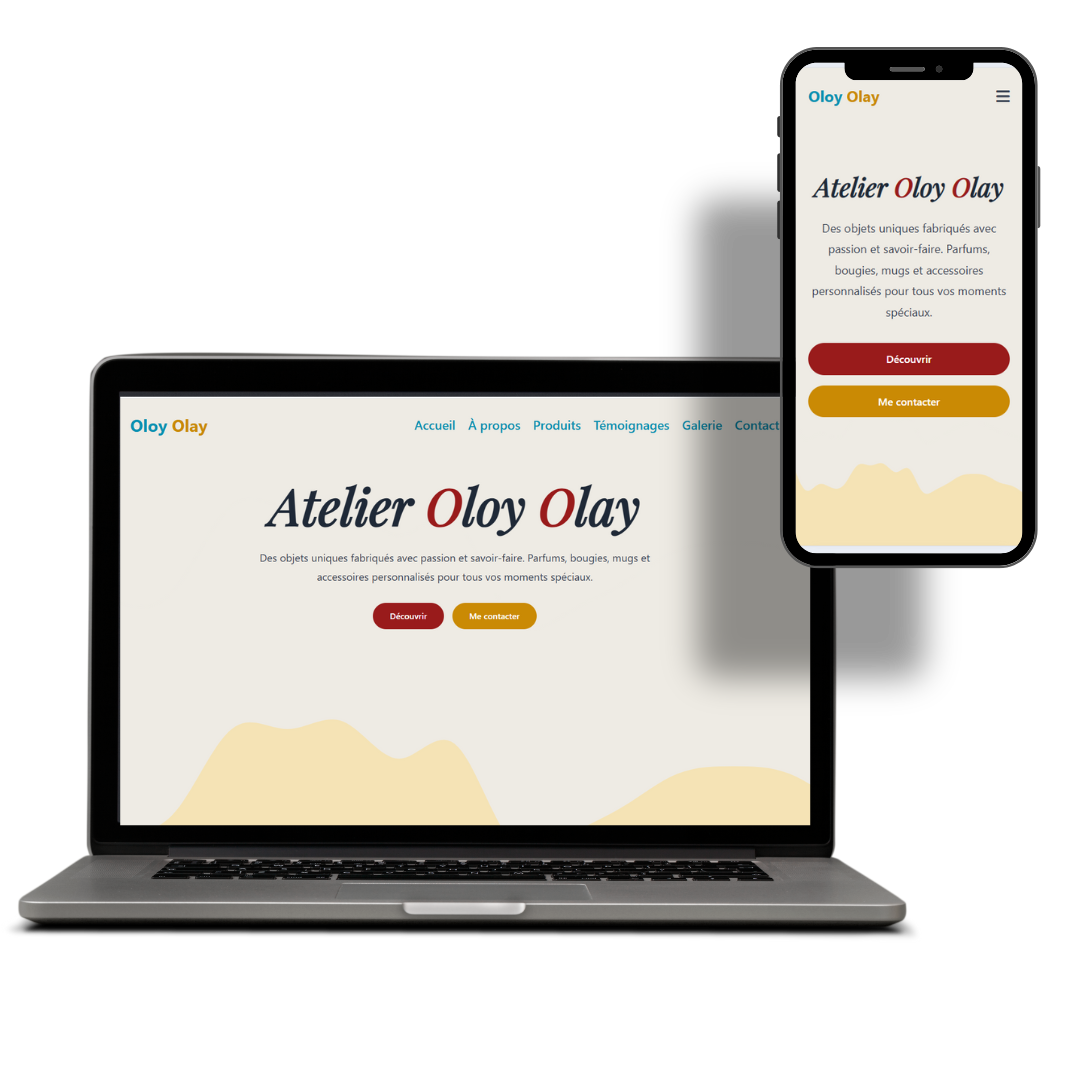 Site web créations artisanales